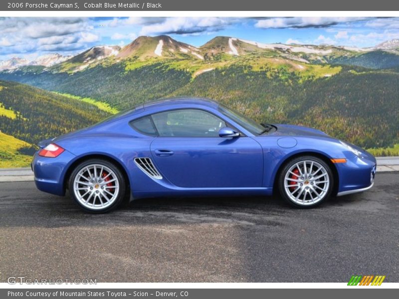 Cobalt Blue Metallic / Black 2006 Porsche Cayman S