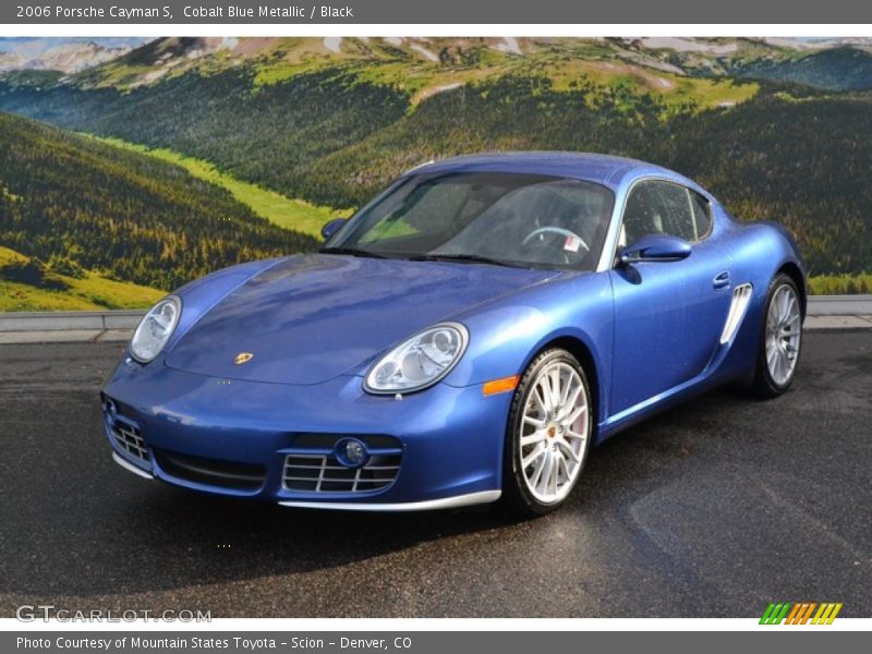 Cobalt Blue Metallic / Black 2006 Porsche Cayman S