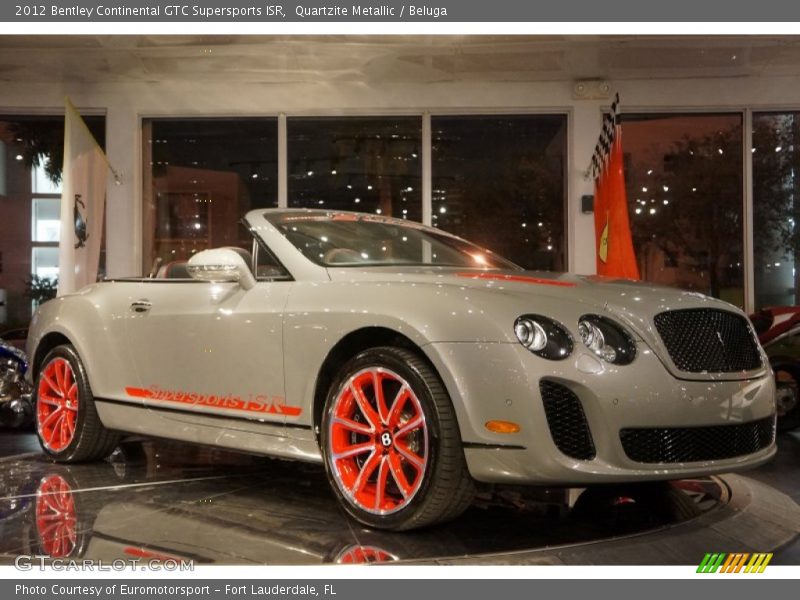 Quartzite Metallic / Beluga 2012 Bentley Continental GTC Supersports ISR