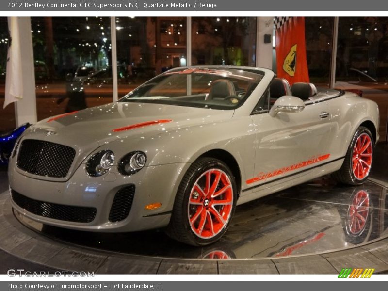 Quartzite Metallic / Beluga 2012 Bentley Continental GTC Supersports ISR