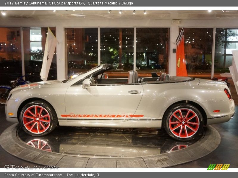 Quartzite Metallic / Beluga 2012 Bentley Continental GTC Supersports ISR