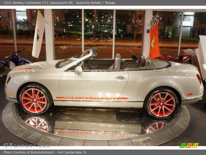 Quartzite Metallic / Beluga 2012 Bentley Continental GTC Supersports ISR
