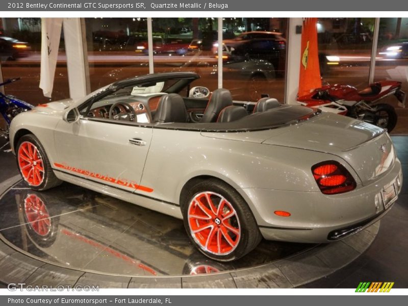 Quartzite Metallic / Beluga 2012 Bentley Continental GTC Supersports ISR