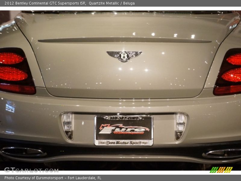 Quartzite Metallic / Beluga 2012 Bentley Continental GTC Supersports ISR