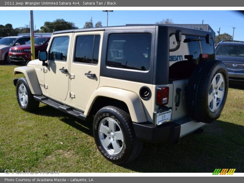 Sahara Tan / Black 2011 Jeep Wrangler Unlimited Sahara 4x4