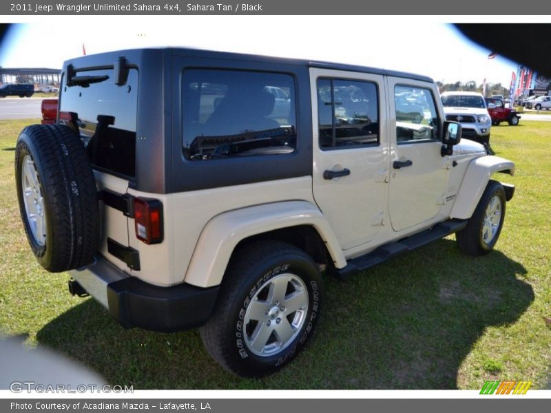 Sahara Tan / Black 2011 Jeep Wrangler Unlimited Sahara 4x4