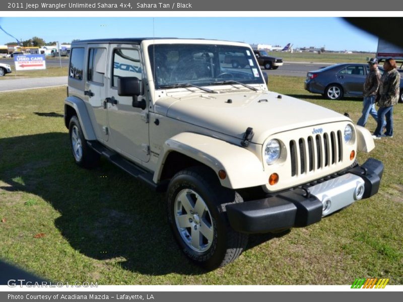 Sahara Tan / Black 2011 Jeep Wrangler Unlimited Sahara 4x4