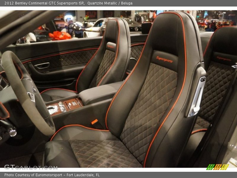 Front Seat of 2012 Continental GTC Supersports ISR