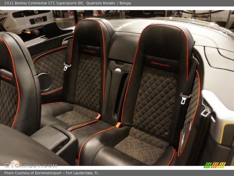 Rear Seat of 2012 Continental GTC Supersports ISR