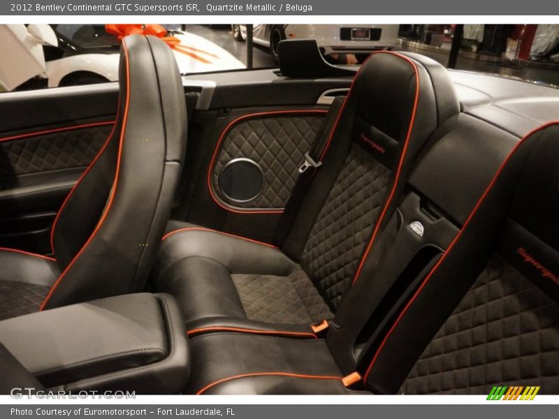 Rear Seat of 2012 Continental GTC Supersports ISR