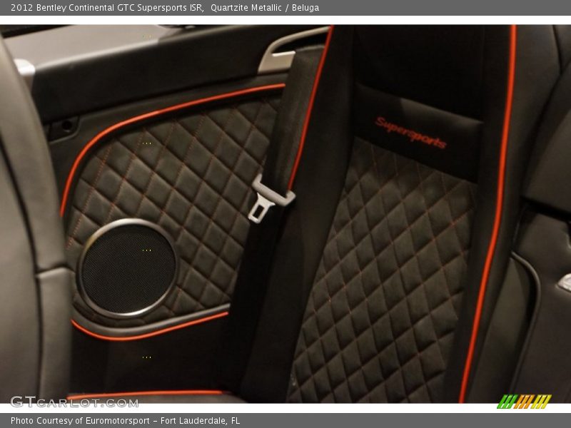 Rear Seat of 2012 Continental GTC Supersports ISR