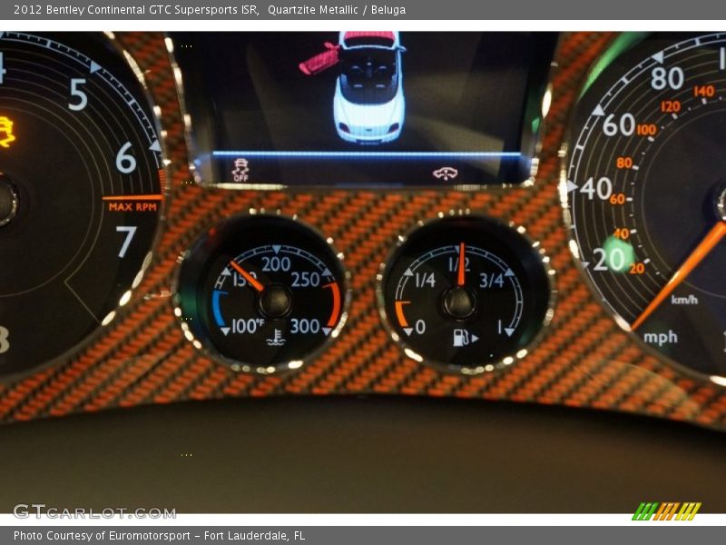  2012 Continental GTC Supersports ISR Supersports ISR Gauges