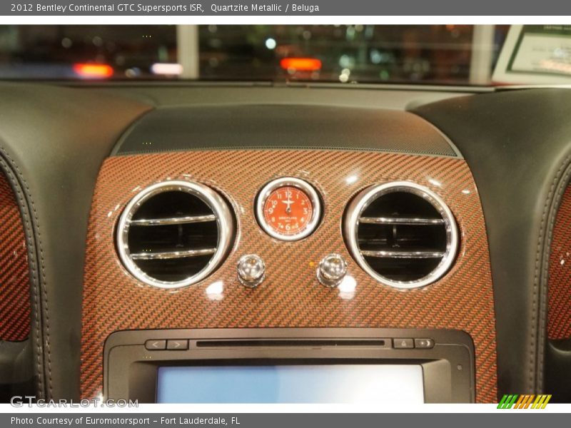 Controls of 2012 Continental GTC Supersports ISR