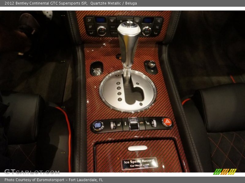  2012 Continental GTC Supersports ISR 6 Speed Automatic Shifter