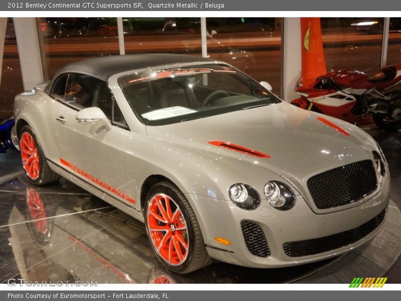 Quartzite Metallic / Beluga 2012 Bentley Continental GTC Supersports ISR