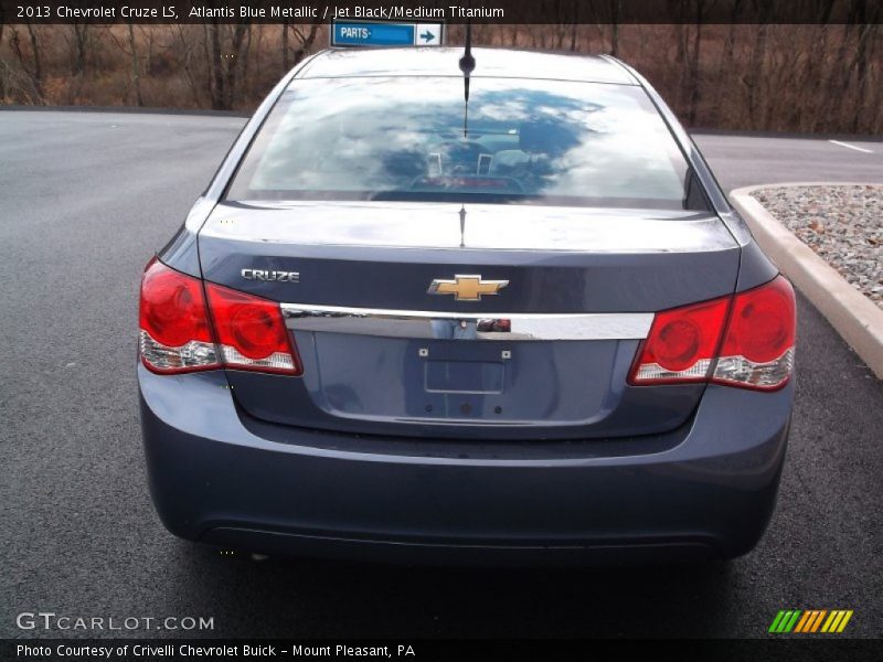 Atlantis Blue Metallic / Jet Black/Medium Titanium 2013 Chevrolet Cruze LS