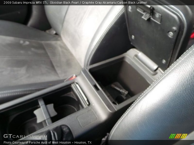 Obsidian Black Pearl / Graphite Gray Alcantara/Carbon Black Leather 2009 Subaru Impreza WRX STi