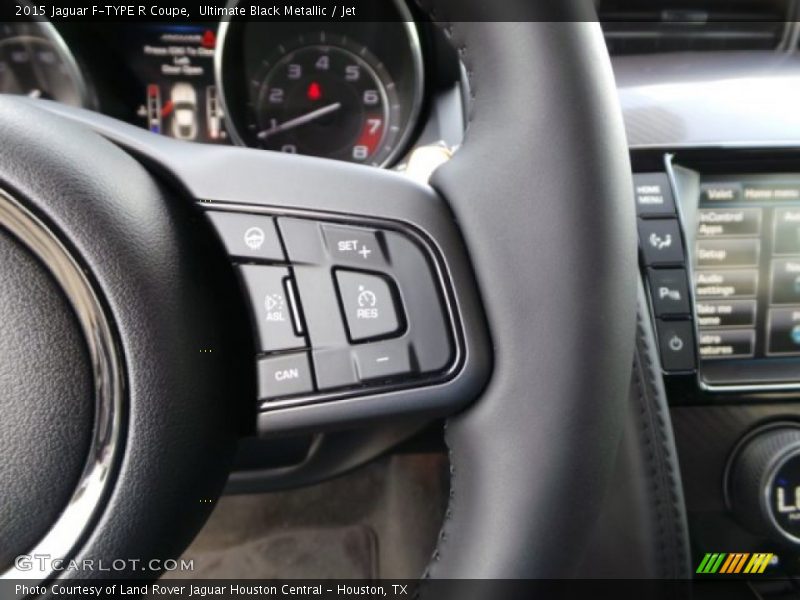 Ultimate Black Metallic / Jet 2015 Jaguar F-TYPE R Coupe
