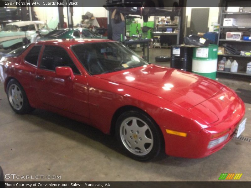 Guards Red / Black 1987 Porsche 944