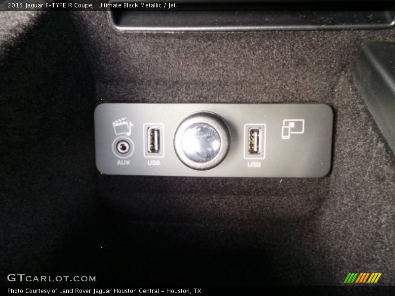 Ultimate Black Metallic / Jet 2015 Jaguar F-TYPE R Coupe