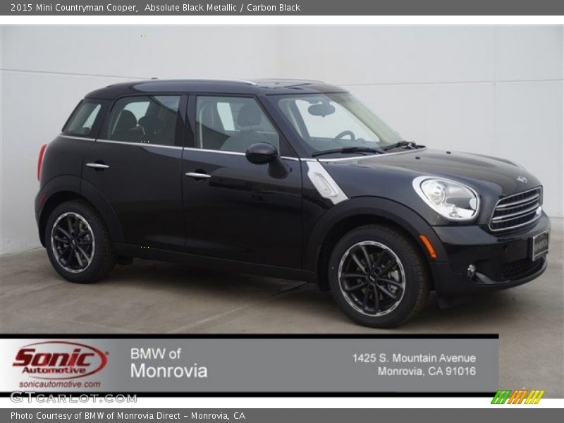 Absolute Black Metallic / Carbon Black 2015 Mini Countryman Cooper