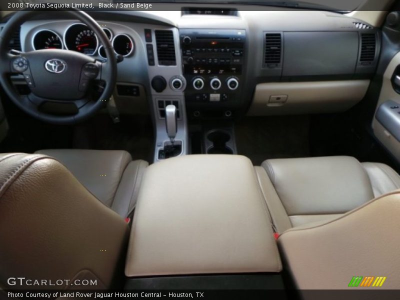 Black / Sand Beige 2008 Toyota Sequoia Limited