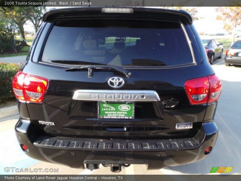 Black / Sand Beige 2008 Toyota Sequoia Limited