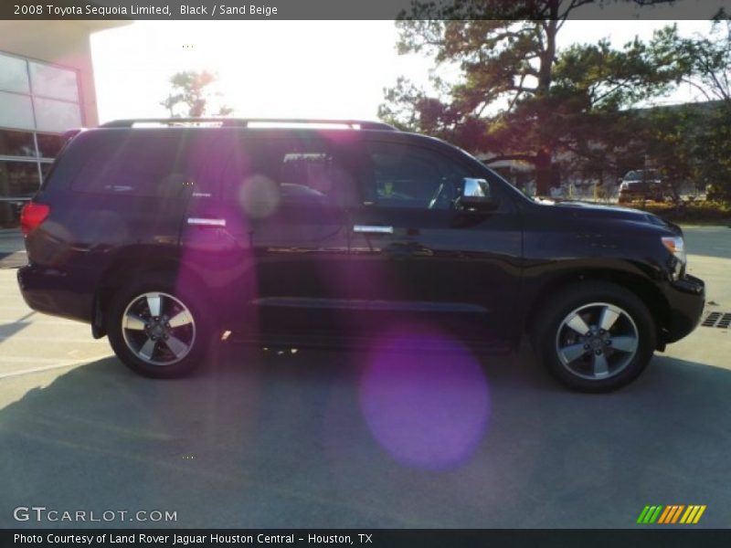 Black / Sand Beige 2008 Toyota Sequoia Limited