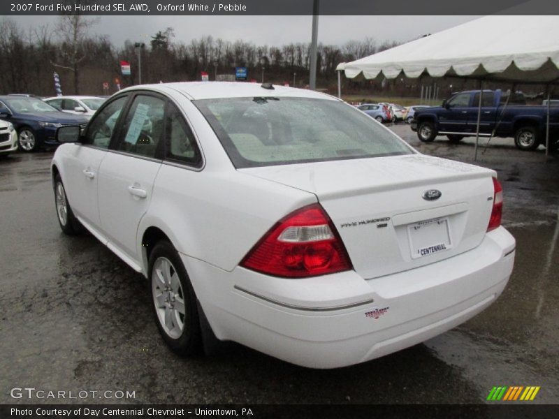 Oxford White / Pebble 2007 Ford Five Hundred SEL AWD