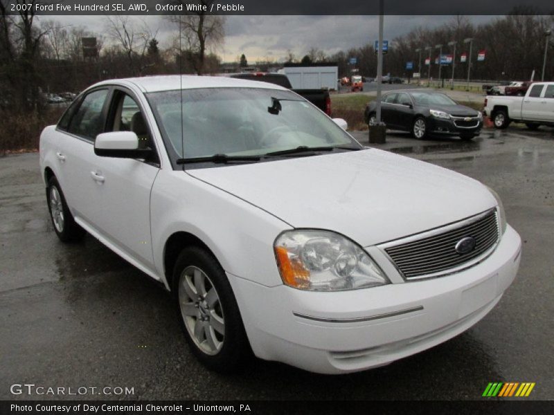 Oxford White / Pebble 2007 Ford Five Hundred SEL AWD