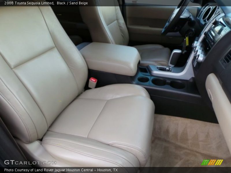 Black / Sand Beige 2008 Toyota Sequoia Limited