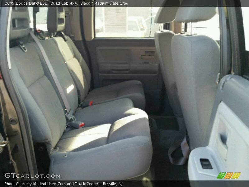 Black / Medium Slate Gray 2005 Dodge Dakota SLT Quad Cab 4x4