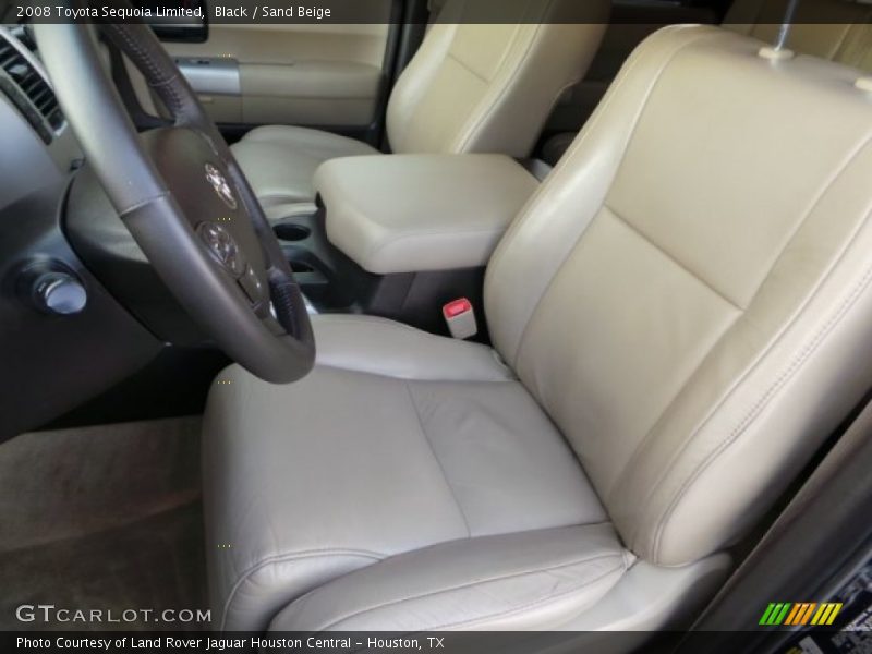 Front Seat of 2008 Sequoia Limited