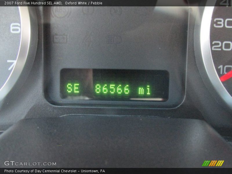 Oxford White / Pebble 2007 Ford Five Hundred SEL AWD