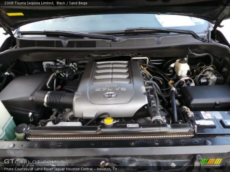  2008 Sequoia Limited Engine - 5.7 Liter DOHC 32-Valve i-Force Dual VVT-i V8