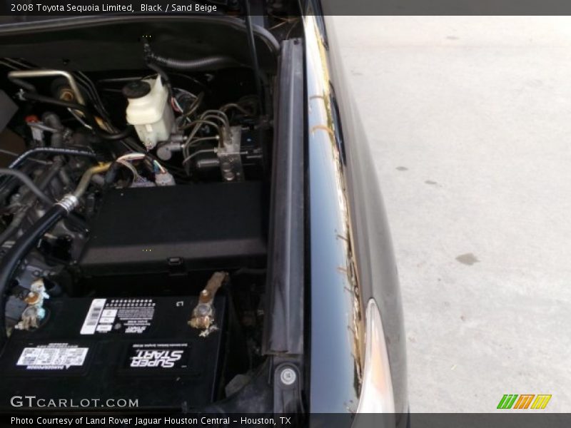 Black / Sand Beige 2008 Toyota Sequoia Limited