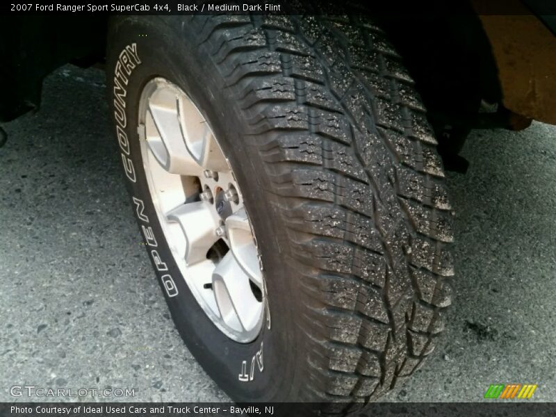 Black / Medium Dark Flint 2007 Ford Ranger Sport SuperCab 4x4
