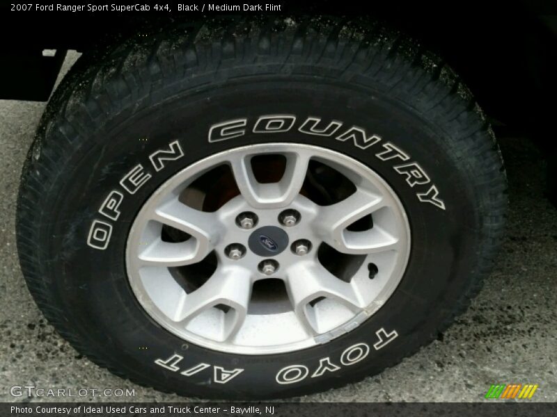 Black / Medium Dark Flint 2007 Ford Ranger Sport SuperCab 4x4