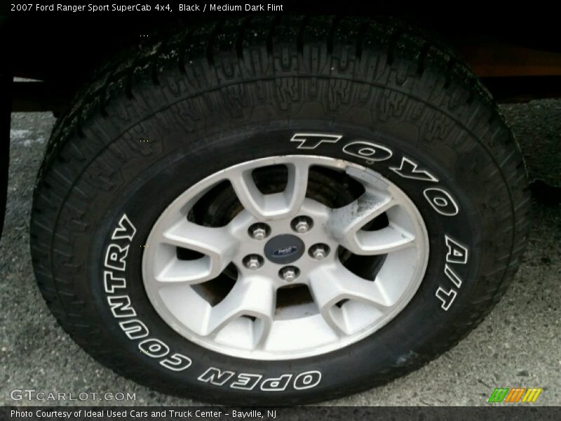 Black / Medium Dark Flint 2007 Ford Ranger Sport SuperCab 4x4
