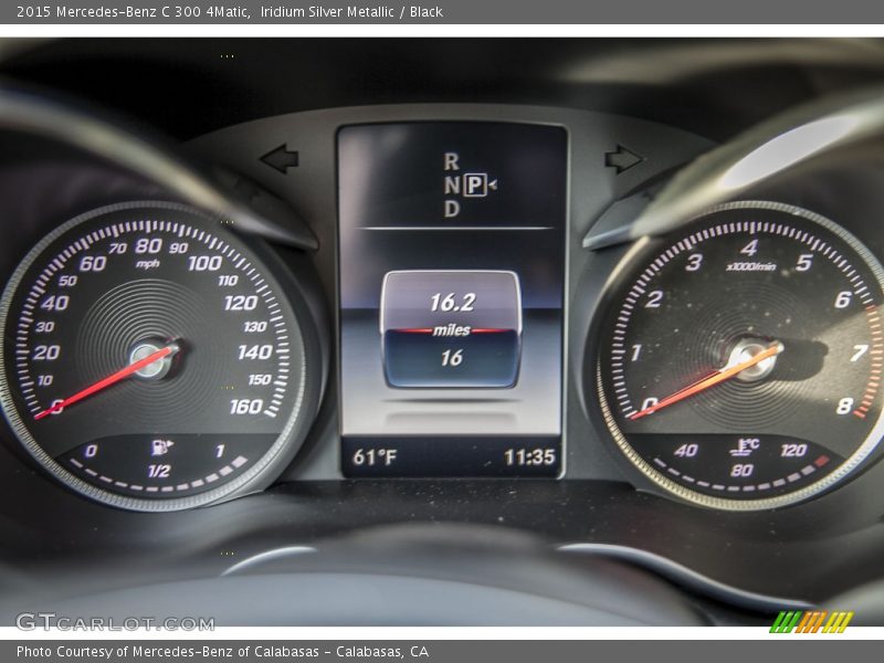 Iridium Silver Metallic / Black 2015 Mercedes-Benz C 300 4Matic