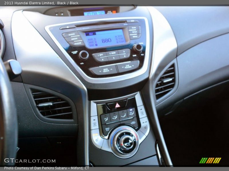 Black / Black 2013 Hyundai Elantra Limited