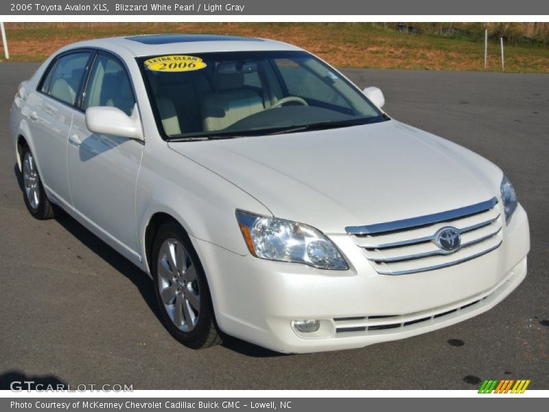 Blizzard White Pearl / Light Gray 2006 Toyota Avalon XLS