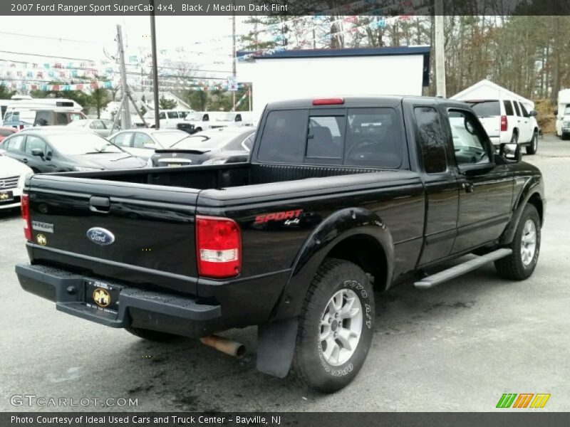Black / Medium Dark Flint 2007 Ford Ranger Sport SuperCab 4x4