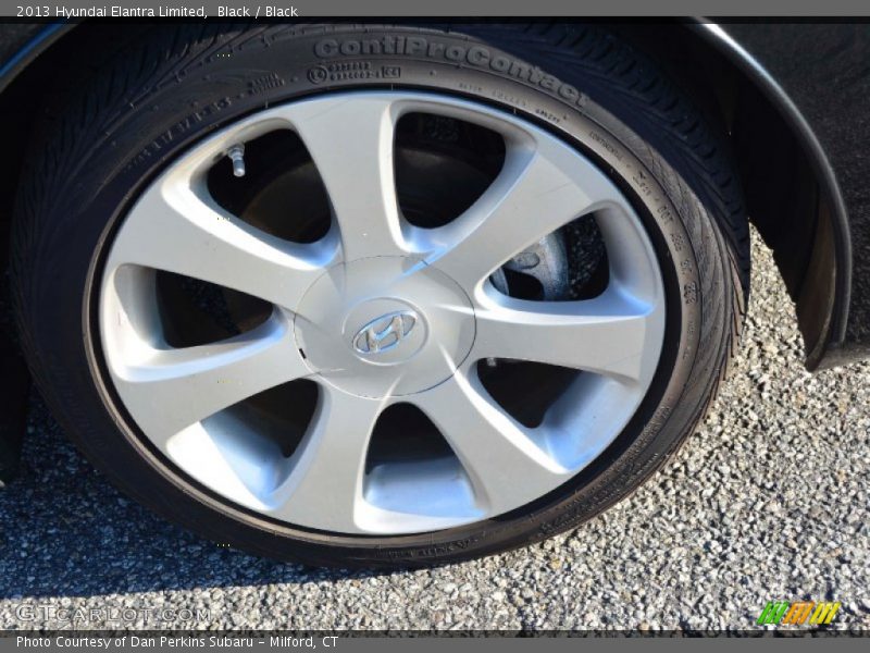 Black / Black 2013 Hyundai Elantra Limited