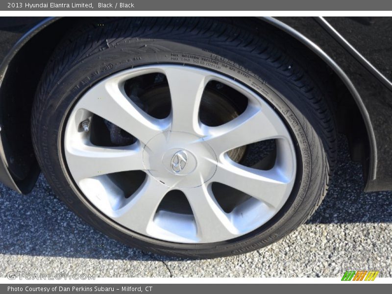 Black / Black 2013 Hyundai Elantra Limited