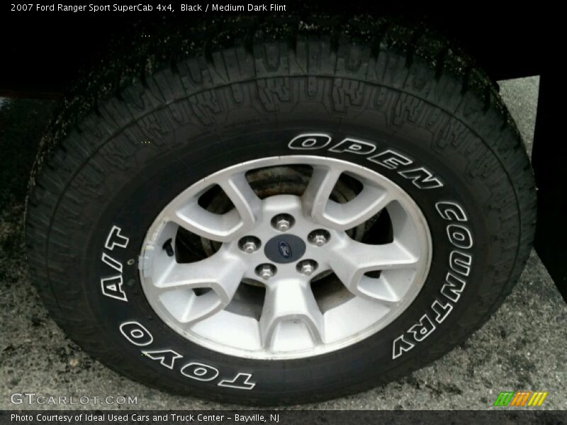 Black / Medium Dark Flint 2007 Ford Ranger Sport SuperCab 4x4
