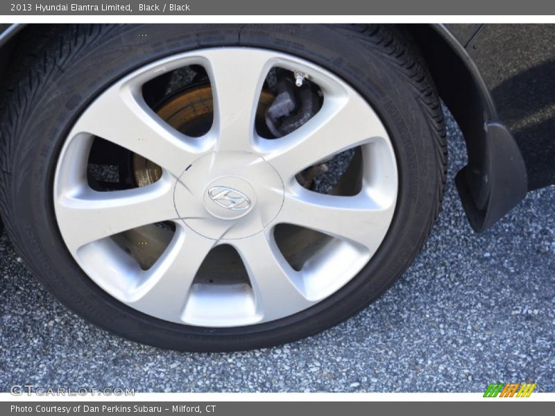 Black / Black 2013 Hyundai Elantra Limited