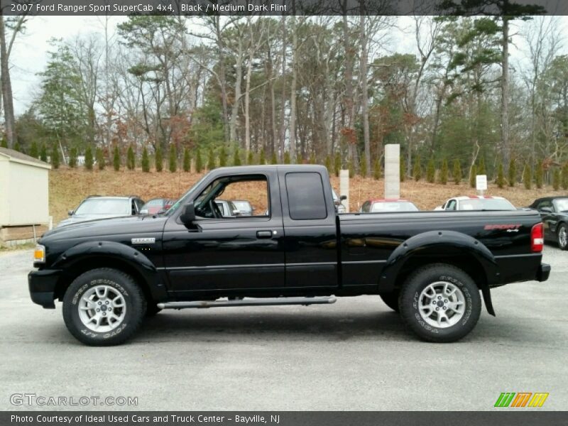  2007 Ranger Sport SuperCab 4x4 Black