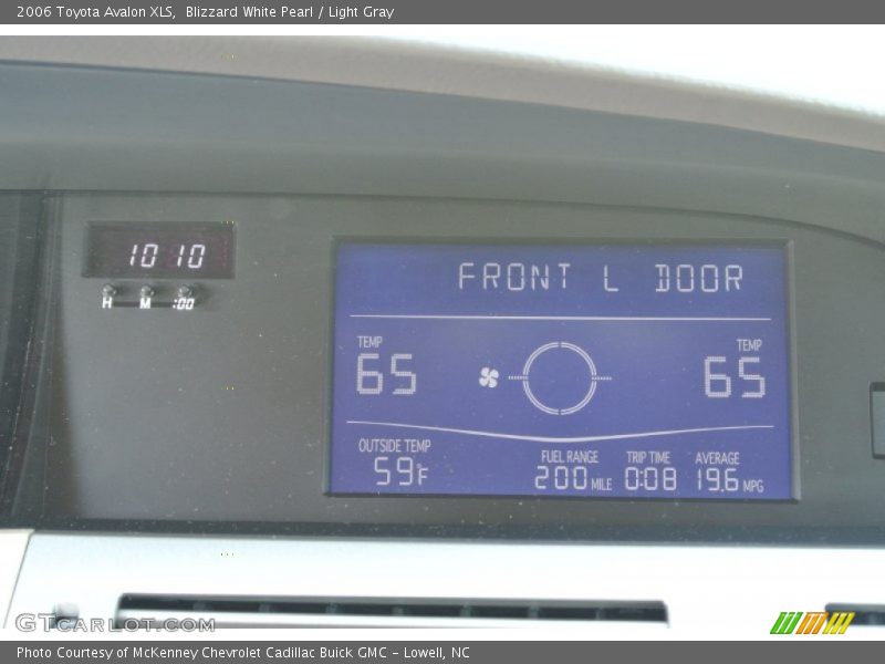 Blizzard White Pearl / Light Gray 2006 Toyota Avalon XLS