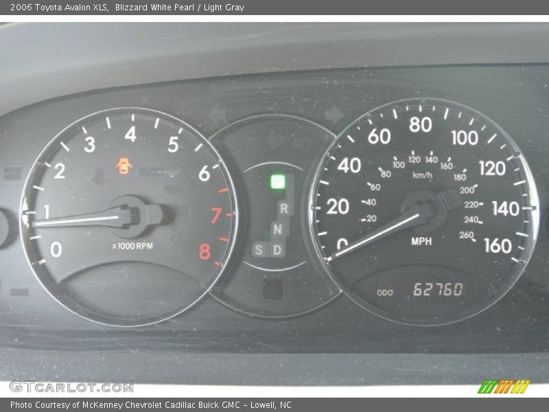 Blizzard White Pearl / Light Gray 2006 Toyota Avalon XLS